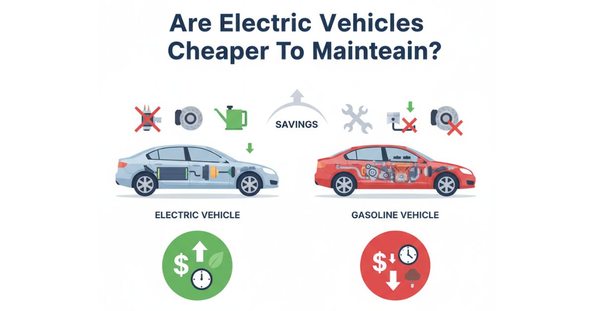 Are Electric Vehicles Cheaper To Maintain
