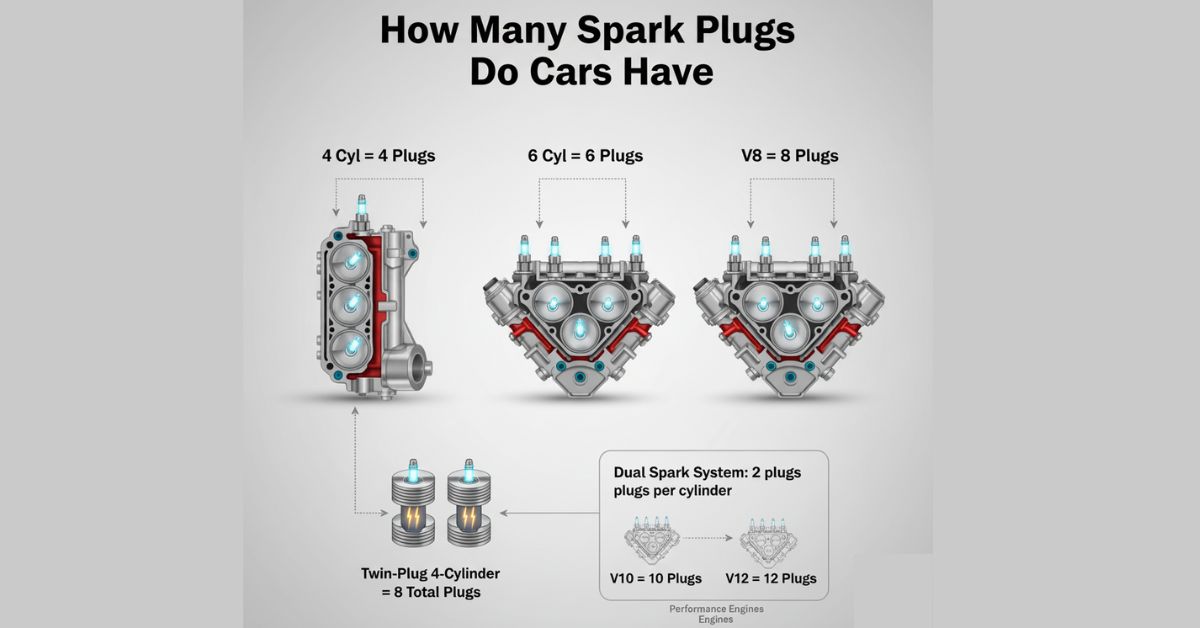 How Many Spark Plugs Do Cars Have